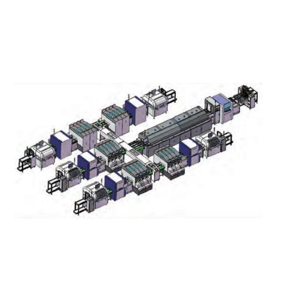  Inter-Connected SMT Assembly Line Multi-Line Into Dual-Track Reflow Oven Wiring Scheme Manufactures