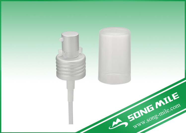 24/410 Cosmetic Aluminium Treatment Pump with Ribbed Closure