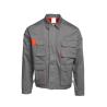 Buy cheap 230 GSM Multi Pockets Twill 2/1 Lapel Top Grey Work Uniform Labour Suit from wholesalers