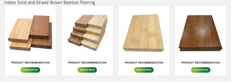Bamboo Floor Tiles Horizontal Bamboo Fiber Floor Mat for Indoor