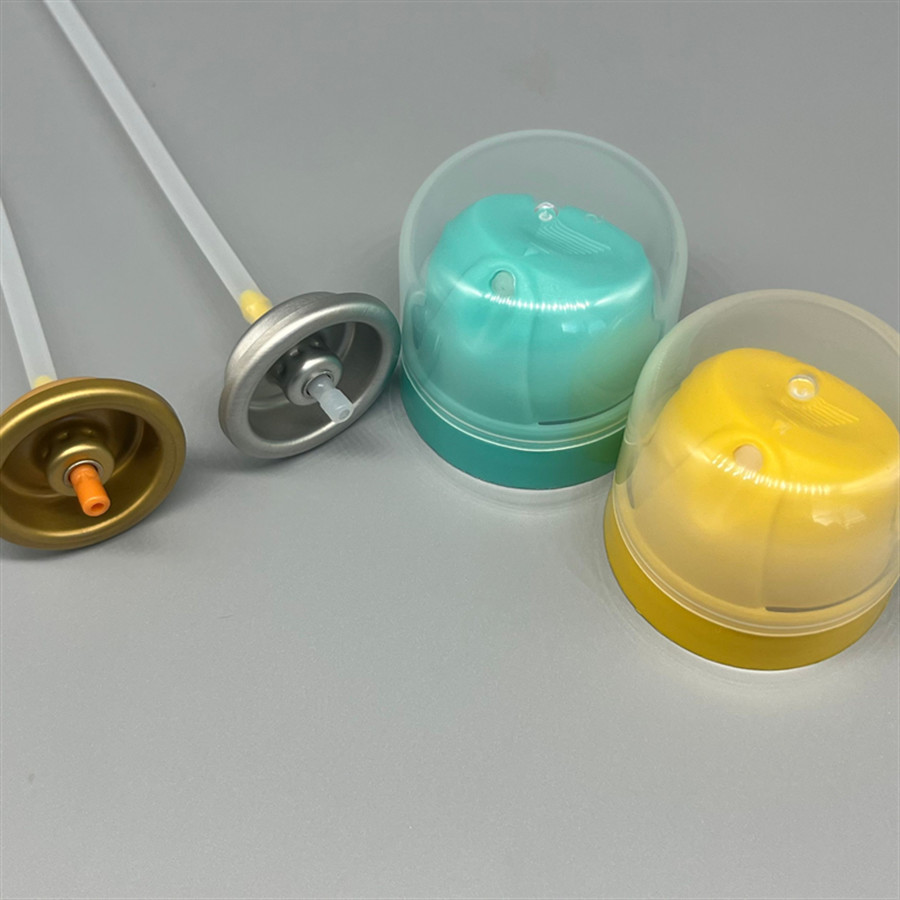 Precision Deodorant Body Spray Valve with Actuator for Fine Mist Applications with Adjustable Spray Control
