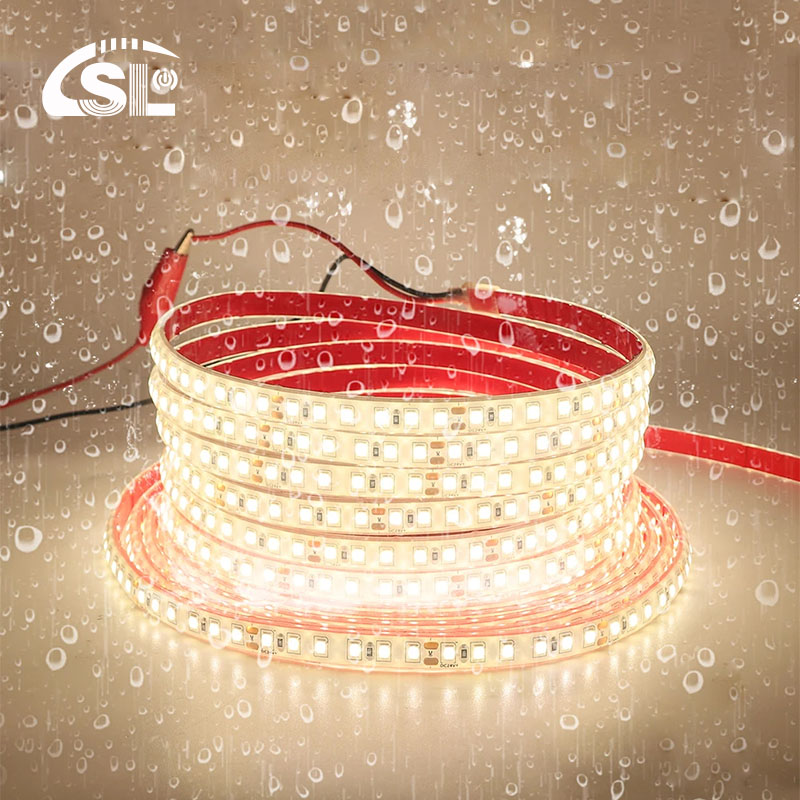 Waterproof IP65 2835 LED Strip 3000K 4500K 6500K Lights 115lm/w Working Time 50000 Hours
