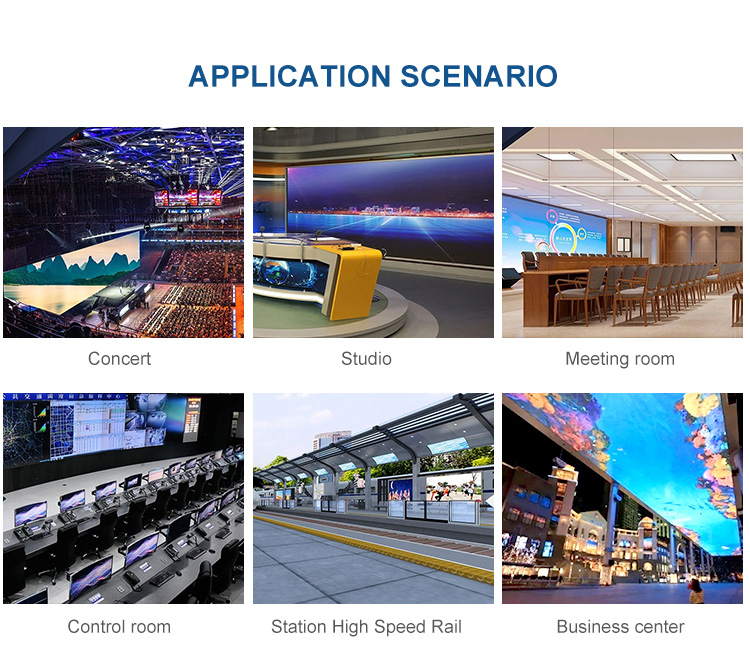 Video Wall Indoor Small Pitch LED Display Seamless Without Frame HRSIM-P1.66