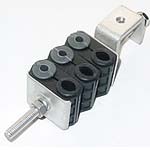 RF Coaxial Feeder Cables Combined Hole Cable Clamp feeder cable clamp Fiber Cable Clamp Hangers