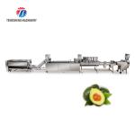 Industrial Fruit And Vegetable Processing Line Brush Bubble Cleaning Drying