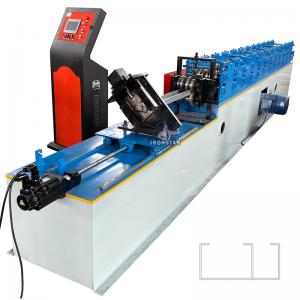 China Customized 46mm C Channel Rolling Machine Stud Roll Forming Machine 3 in 1 on sale