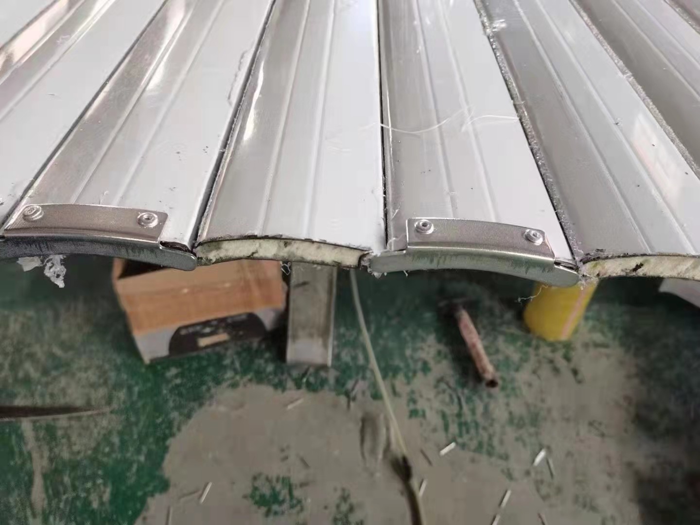 Industrial Electric Roller Shutter Doors Insulated Steel Roll Down Security Shutters