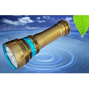 Scuba Diving Flashlight Scuba Diving Torch 8000Lm Aluminum Alloy Material