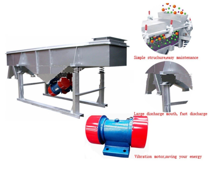 Good Quality single layer linear vibrating screen multi-layer grading machine
