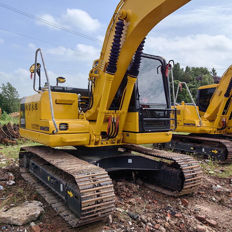 Used Komatsu PC120 Backfilling Excavators 12Ton Construction Heavy Machinery Digger