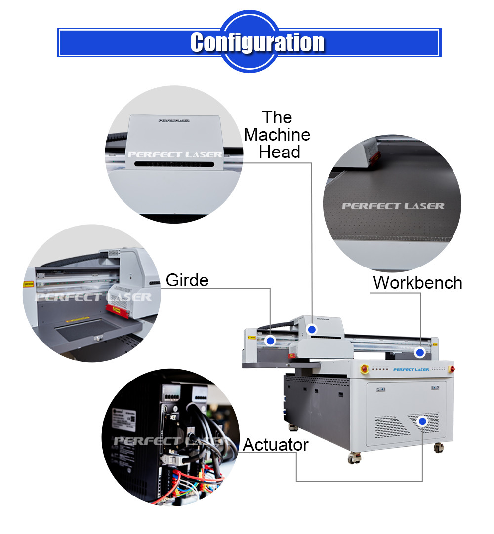 CMYKWV UV Flatbed Printing Machine Wood Metal Plastic Golf Ball