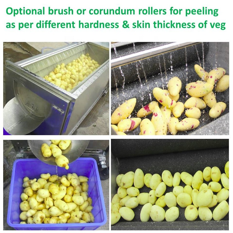 Fully Automatic Fruit And Vegetable Processing Machinery 300-1000kg/h