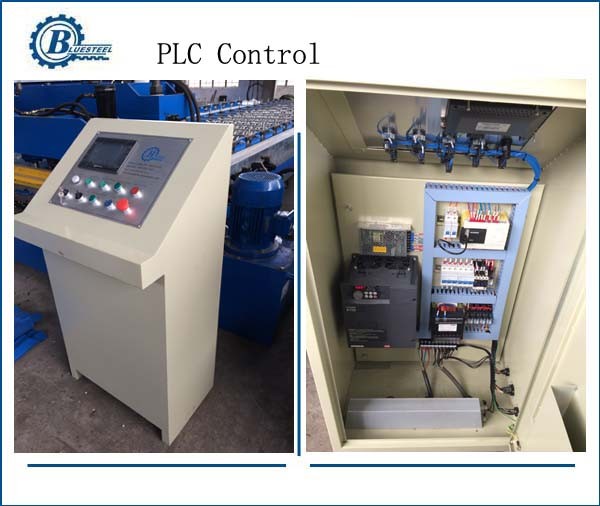 High Speed Metal Roofing Sheet Roll Forming Machinery 20 m / min With Gearbox Driving