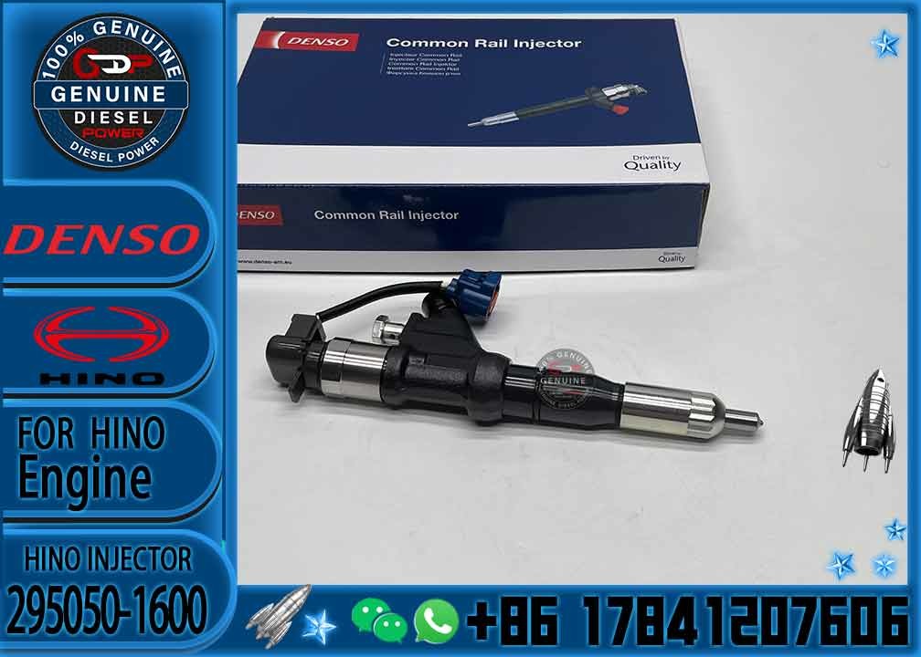 Common rail Injector 295050-1600 295050-1890 095000-5220 095000-5221 fuel injector for HION E13C 700 engine part injecto