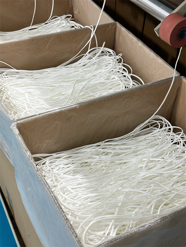 3.5MM 5MM White Earloop Elastic Cord Rope For Colour Masks