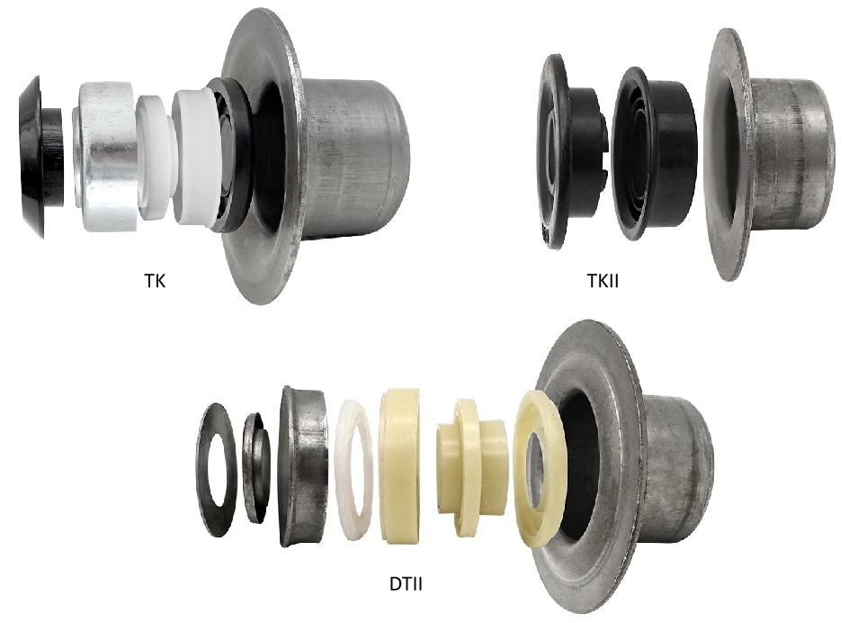 Belt Conveyor Small Roller Bearing House And Dust Proof Labyrinth Seals