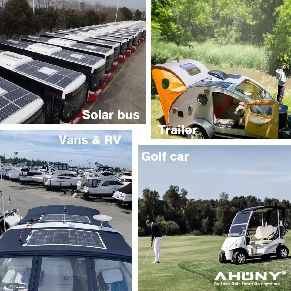 420w Mono Solar Panel Monocrystalline 12 Volt Flexible Solar Panel For RV Boat Marine