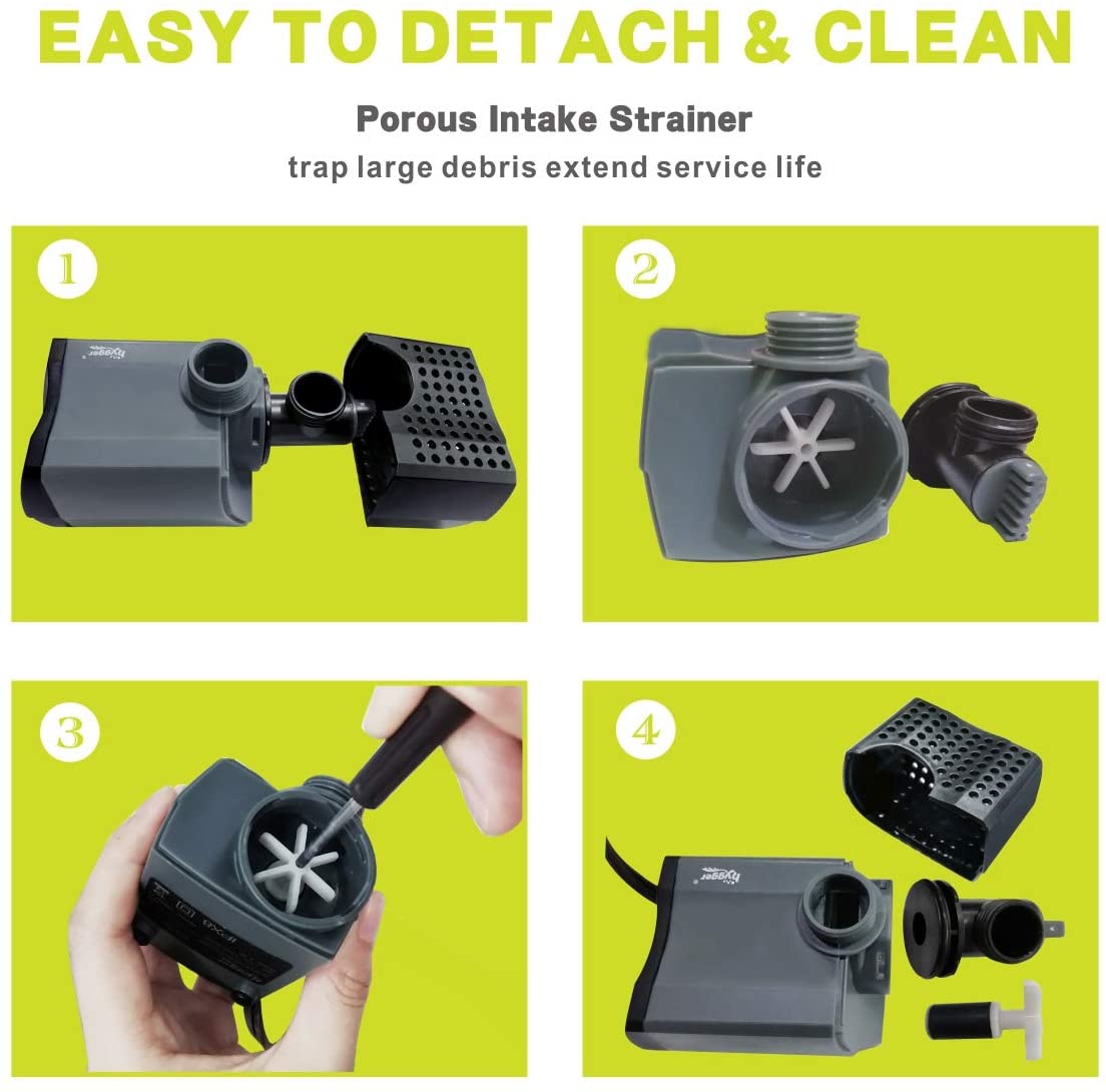 Small 585 GPH Submersible Saltwater Aquarium Pump