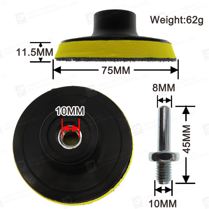 9pcs 7 Inch Car Polishing Sponges With M14 Drill Adaptor