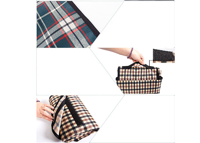 ODM Outdoor Picnic Accessories Foldable Picnic Blanket Waterproof Backing