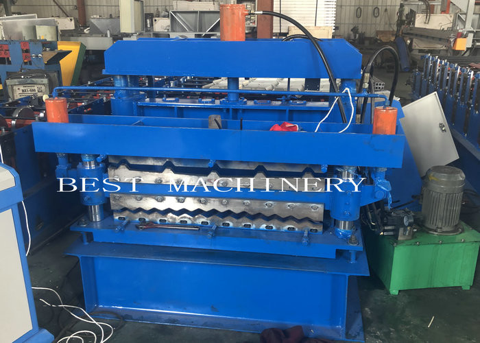 Double Layer 840/850 Roofing Sheet Roll Forming Machine 6 Kw Power