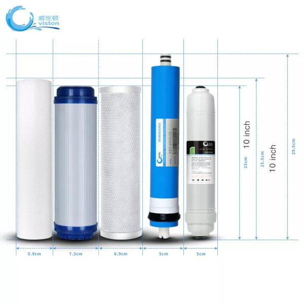 Dry Or Wet Membrane Ro Water Filter Spare Parts 300psi