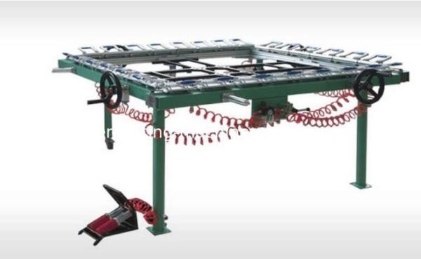China top 1 screen press JINBAO Brand JB-1215B mechanical Tighten Economical