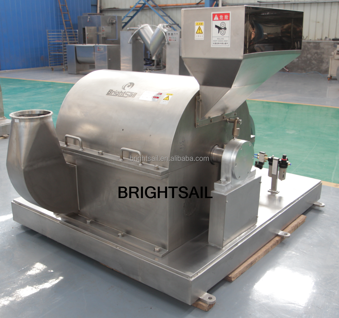 Spice Herb Pulverizer Machine 500kg / h Powder Making grinding