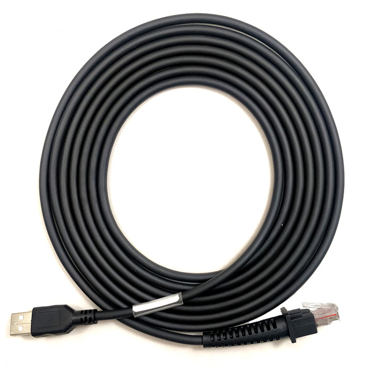 3m 5m Barcode Reader Cable USB To Rj50 For Gd4100 Gd4310 Scanner