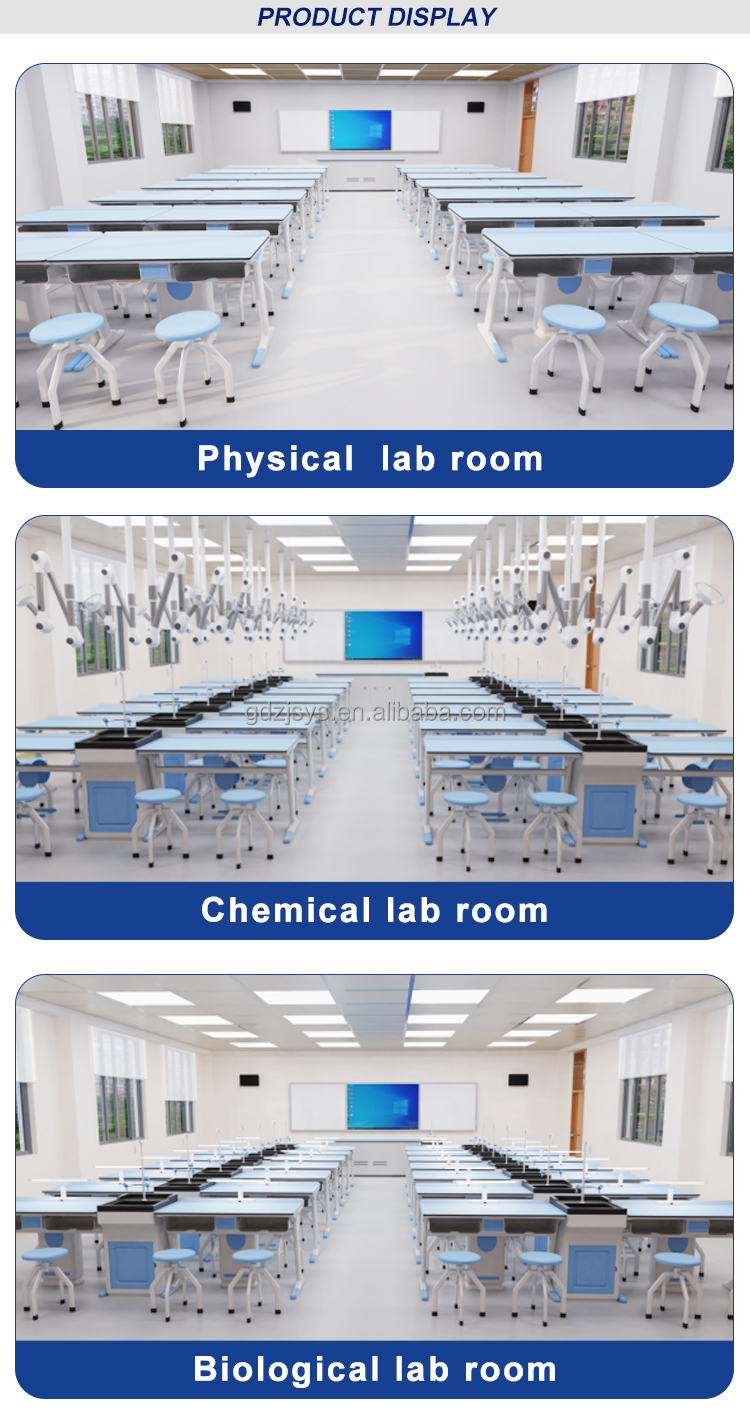 Classic Style School Chemical Lab Furniture With Aluminum-plastic Material