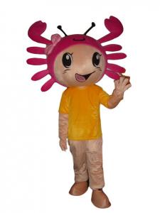 China Cute pink Crab fancy party costumes,costume characters, team mascot,costume mascot on sale