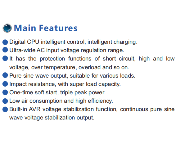 1000watts 2000watts 3000watts 5000watts Solar Pure Sine Wave Inverter Off Grid Solar Inverter