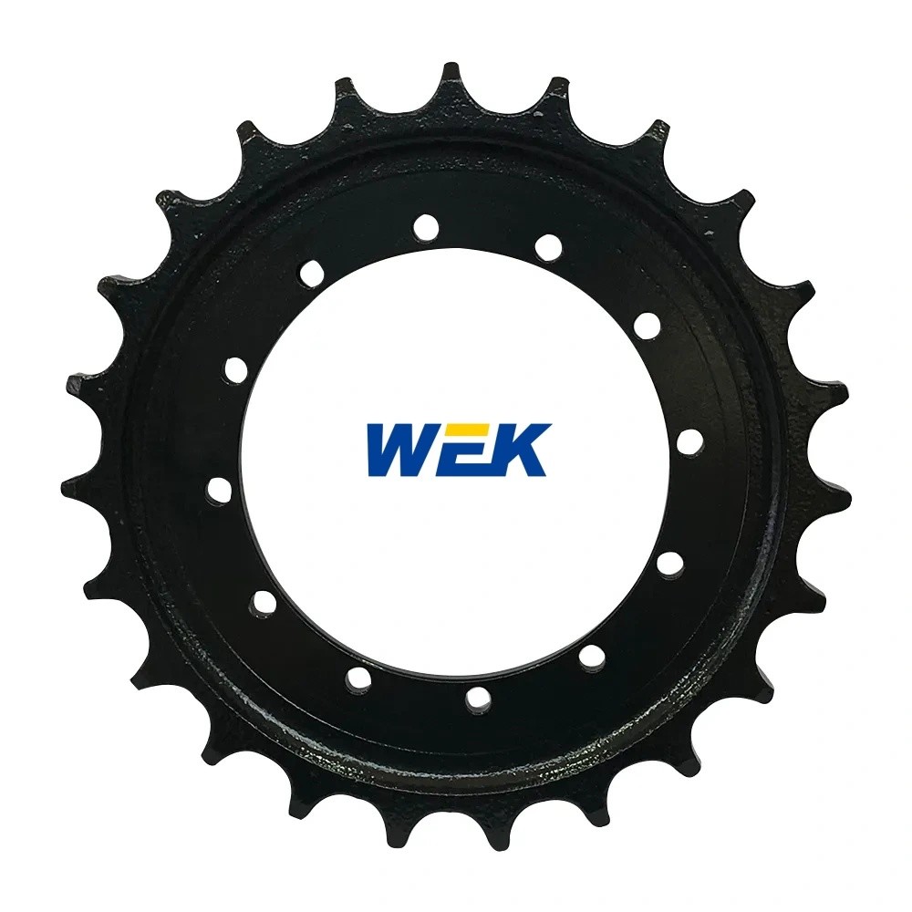 Excavator sprocket replacement for undercarriage parts