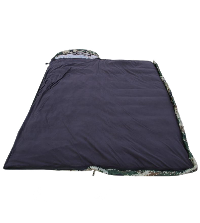 Envelope Folding Outdoor Sleeping Bag Warm Camping Blanket With Storage Bag