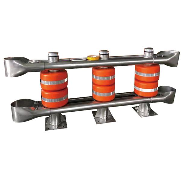 Yellow Guardrail Road Roller Barrier for Stainless Steel Traffic Safety Rolling