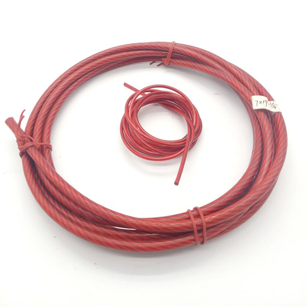 7x19 Gym Fitness Steel Cable Tpu Coated Flexible Steel Wire Rope Grade Galvanized Steel