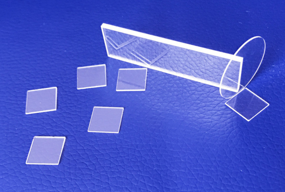 High Transparency UV Sterilization UVC Cover 45*45*0.3mm Quartz Sheet Optical Window Glass