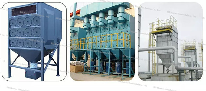 PLC Control Construction Dust Collector / Catcher With Over Temperature Alarm