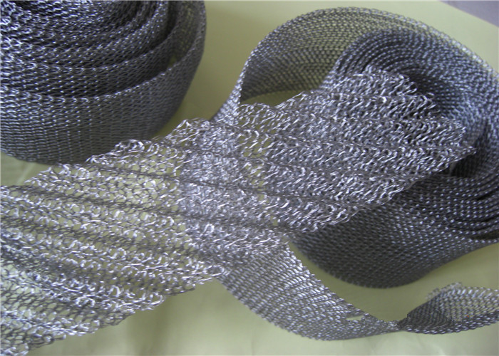15cm 20cm 25cm Knitted Wire Mesh Tape SS304 Irregular Hole