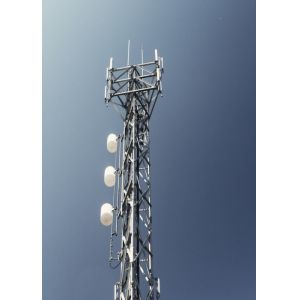 Professional Drawing Triangular Antenna Tower Radome Material Telecom Lattice