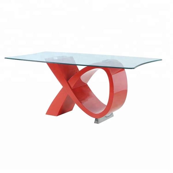 Popular Rectangle Top Decoration 75.5cm Modern Dining Table