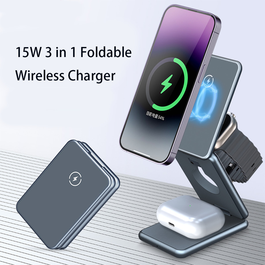 Aluminum Alloy Wireless Charging Pad for Smart Devices with Custom Logo