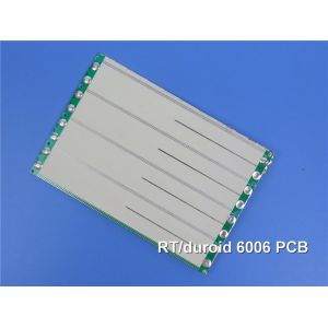 Rogers RTduroid 6006 PCB 2-layer 10mil thickness with Immesion Gold designed for