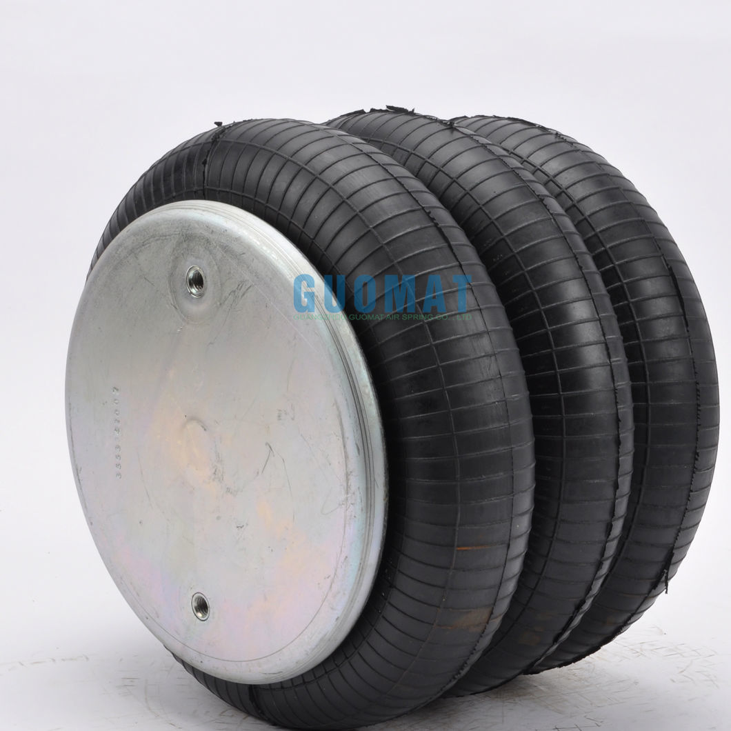 Air Lift Airbag 3b12-304 Triple Convoluted Air Bellows Universal Pneumatic Spring