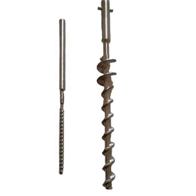 OEM Custom Small Mini Long Stainless Steel Auger Screw Machining Feed Screw
