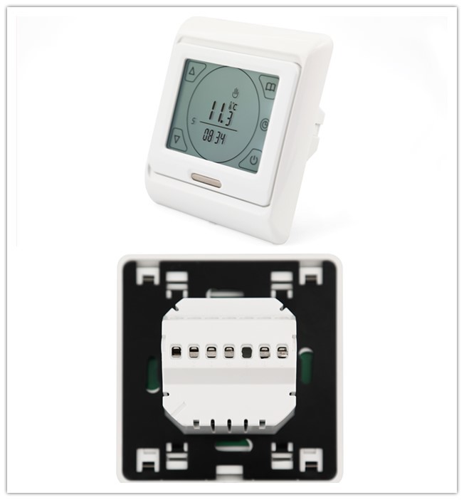 Indoor Touch Screen Electronic Room Thermostat / Water Heating System Thermostat