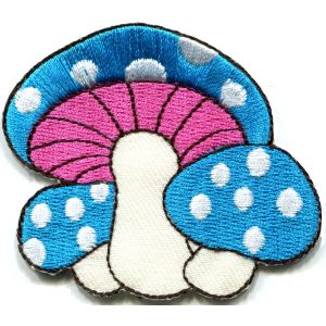  Kids Embroidered Custom Iron On Patches Applique Mushroom Butterfly Manufactures