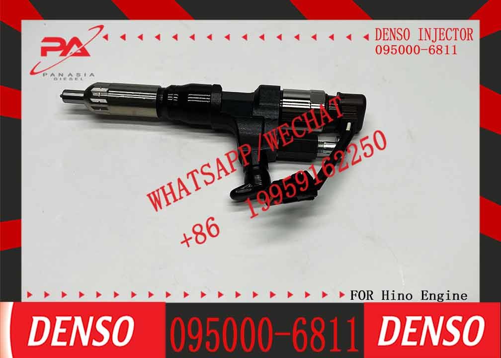 High Quality Common Rail Injector 095000-6811 095000-6812 095000-6813 For 23670-E0201 23670-E0202 23670-E0203