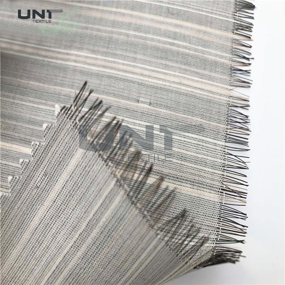 Fashionable Shrink Resistant Horsehair Interlining Smooth Handfeeling