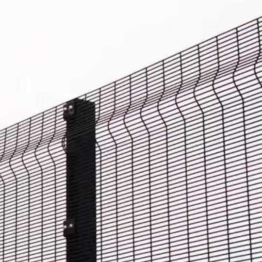 PVC Coated Hot Dipped Galvanized 358 Clear View Anti Climb Security Fence High